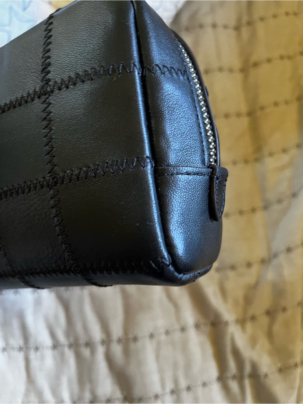 Coachtopia Alter Ego Black Leather Cosmetic Bag - Picture 8 of 16